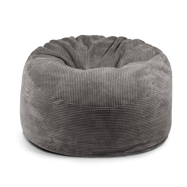 Kremno bela vreča za sedenje iz rebrastega žameta Om 110 – SLOWDOWN-image-2