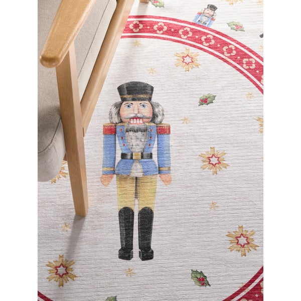 Rdeča okrogla preproga z božičnim motivom ø 160 cm Toy's Delight Nutcracker – Villeroy&Boch-image-2