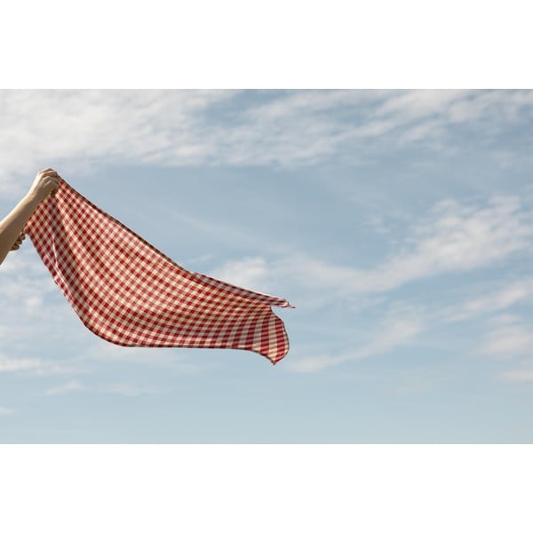 Namizni prt Really Nice Things Red Vichy, 140 x 140 cm-image-3