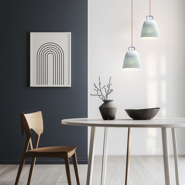Modra otroška viseča svetilka s keramičnim senčilom Sewilla – Candellux Lighting-image-1