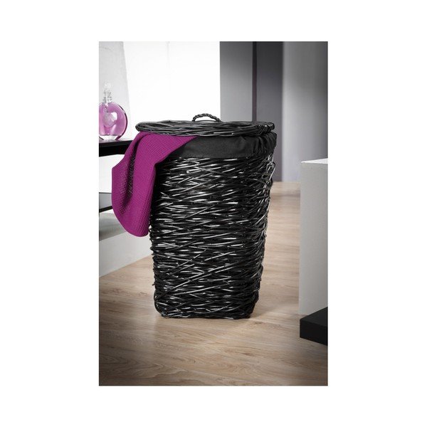 Komplet 5 črnih košar za shranjevanje Compactor Crazy-image-3