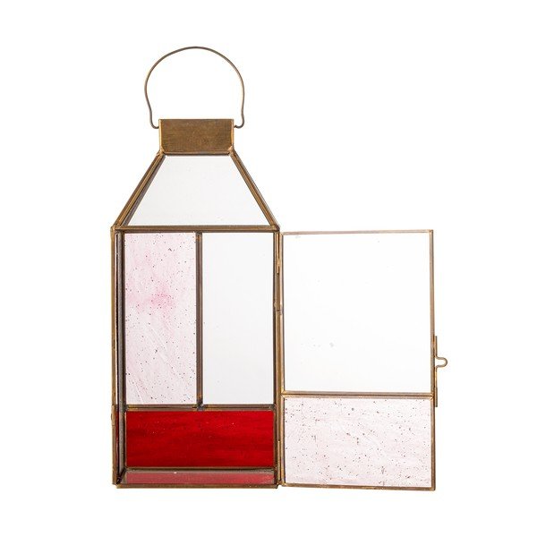 Steklena lanterna (višina 34 cm) Drew – Bloomingville-image-3
