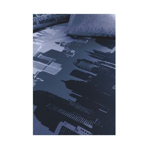 Posteljno perilo za dvojno posteljo Catherine Lansfield City Scape, 200 x 200 cm-image-1