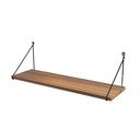 Polica v orehovem dekorju v naravni barvi 72 cm Armoni – Kalune Design