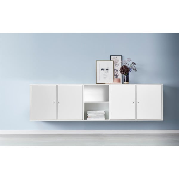 Bela nizka komoda 220x61 cm Mistral - Hammel Furniture-image-1