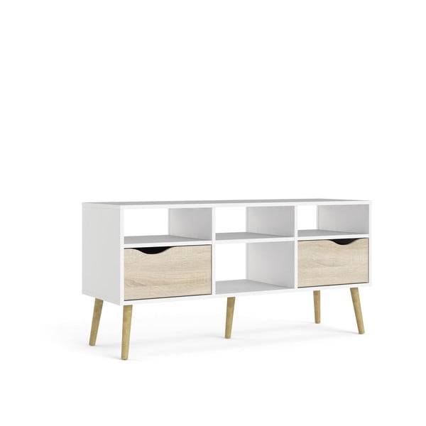 Bela TV omarica Tvilum Oslo, 117 x 57 cm-image-1