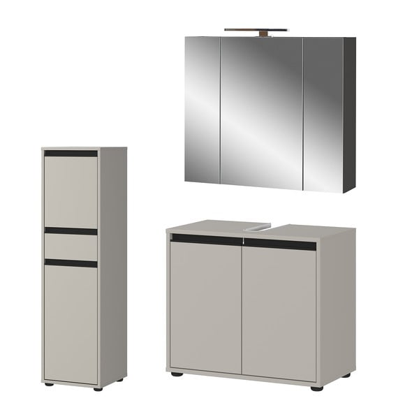 Siv komplet pohištva za kopalnico Lemont – Germania