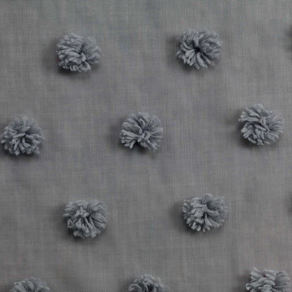 Antracitno siva prosojna zavesa iz tančice 140x240 cm Melusine – douceur d'intérieur-image-3