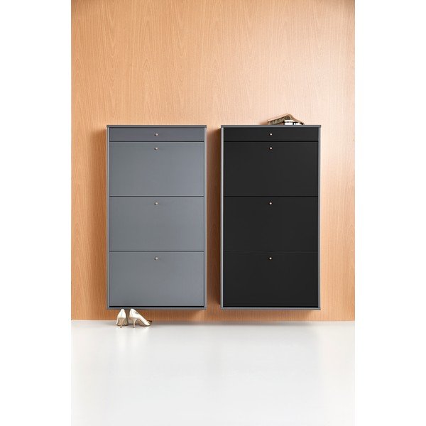 Siva omarica za čevlje Mistral - Hammel Furniture-image-4