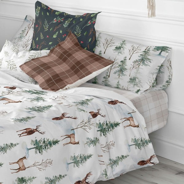 Bombažna rjuha Happy Friday Basic Mystical Winter, 140 x 200 cm-image-3