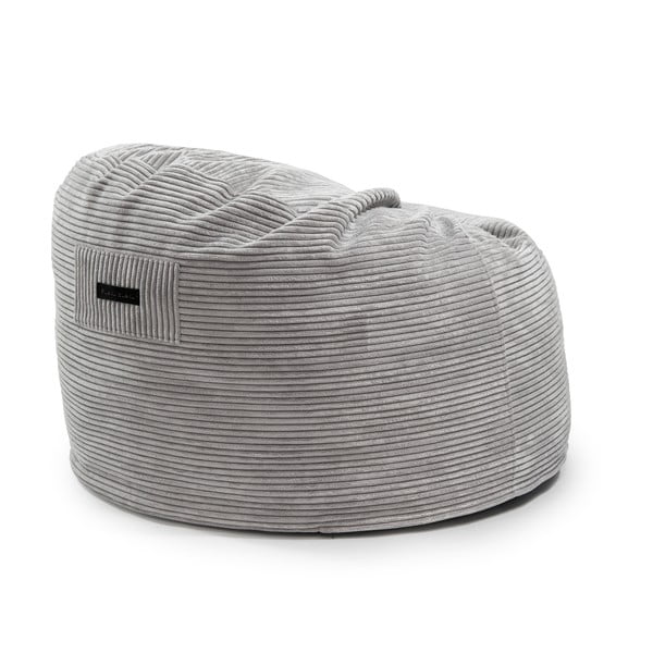 Mentolno zelena otroška vreča za sedenje iz rebrastega žameta Om 85 – SLOWDOWN-image-4