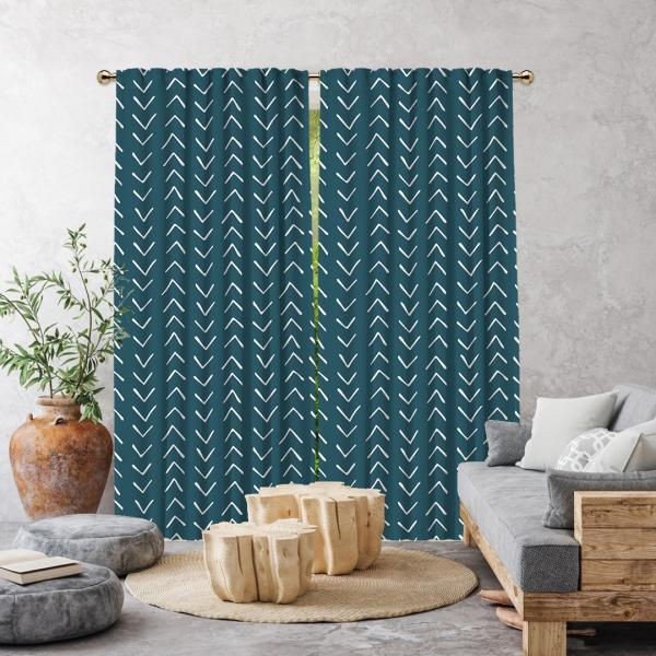 Modra zavesa 260x140 cm - Cipcici
