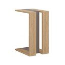 Stranska mizica v hrastovem dekorju 40x30 cm Macha – Marckeric