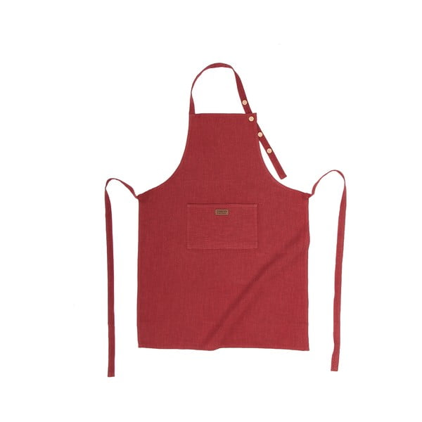 Vino rdeč kuhinjski predpasnik s platnom Tiseco Home Studio