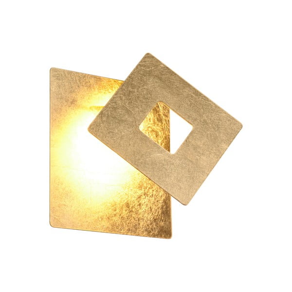 LED stenska svetilka v zlati barvi Leano – Trio-image-1