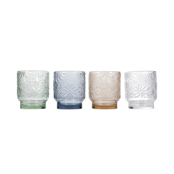 Kozarci v kompletu 4 ks 300 ml Flora – Salt&Pepper-image-3