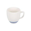 Bela/modra porcelanasta skodelica za kapučino 200 ml Azul – BonBistro