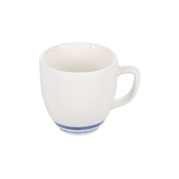 Bela/modra porcelanasta skodelica za kapučino 200 ml Azul – BonBistro