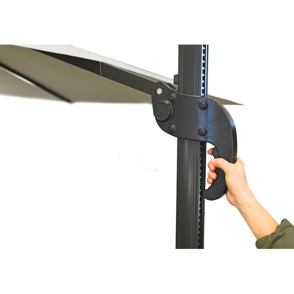 Sivi senčnik 270x270 cm Cantielver - Rojaplast-image-1
