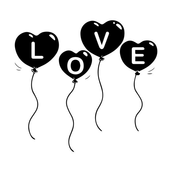 Ambiance Baloon Love nalepka-image-2