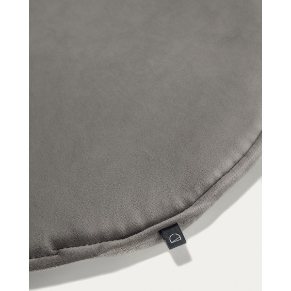 Žametna sedežna blazina ø 35 cm Rimca – Kave Home-image-1