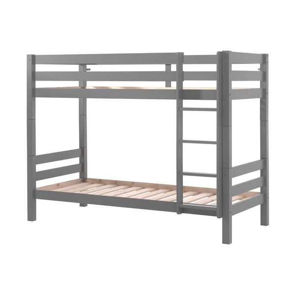 Siva pograd otroška postelja 90x200 cm PINO – Vipack