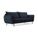 Temno modri žametni kavč 160 cm Vienna - Cosmopolitan Design