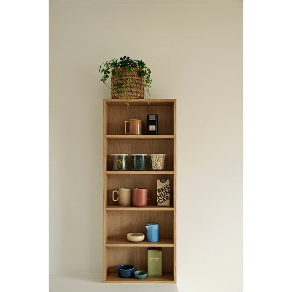 Regal v naravni barvi Kappu - Hübsch-image-1