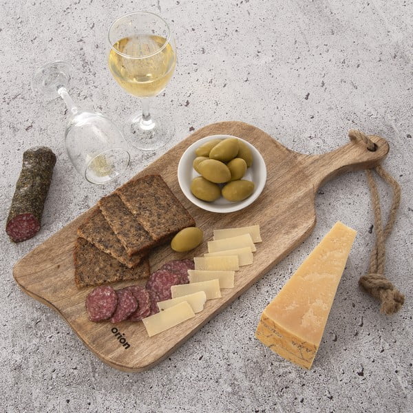 Lesena deska za rezanje 20x46,5 cm Mango – Orion-image-1