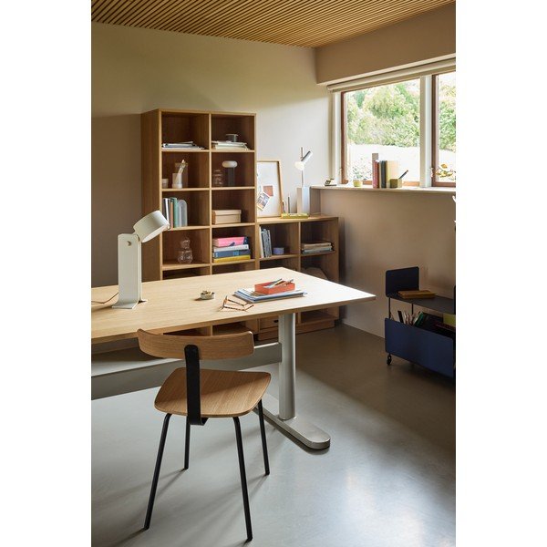 Pisalna miza z mizno ploščo v hrastovem dekorju 90x190 cm Tona – Hübsch-image-1