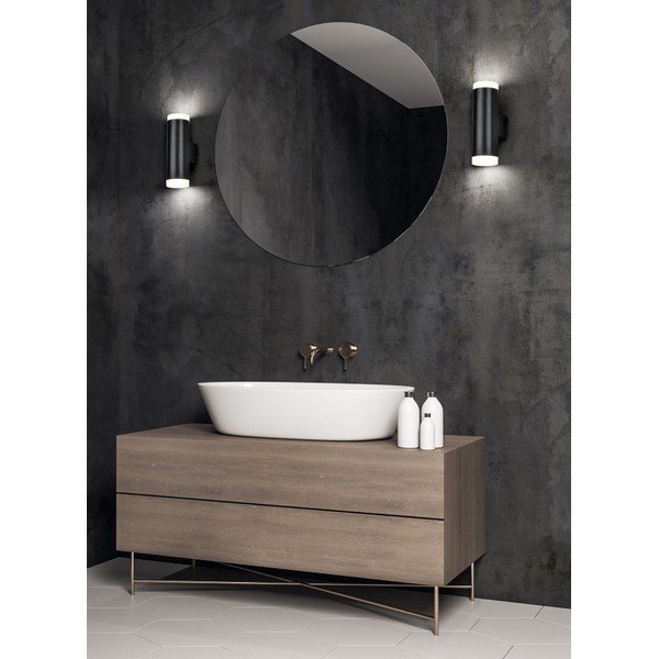 Mat črna stenska svetilka LED Ray - Trio-image-1