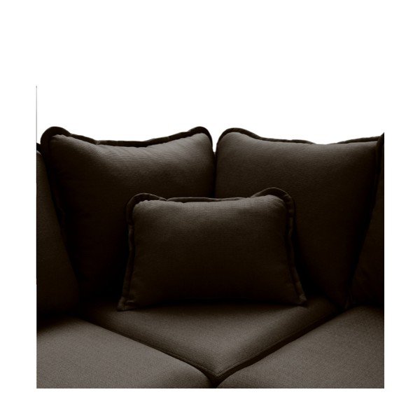 Črna kotna sedežna garnitura (z levim kotom) Beata – Ropez-image-1