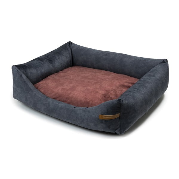 Bordo rdeča/temno siva postelja za pse 55x65 cm SoftBED Eco S – Rexproduct