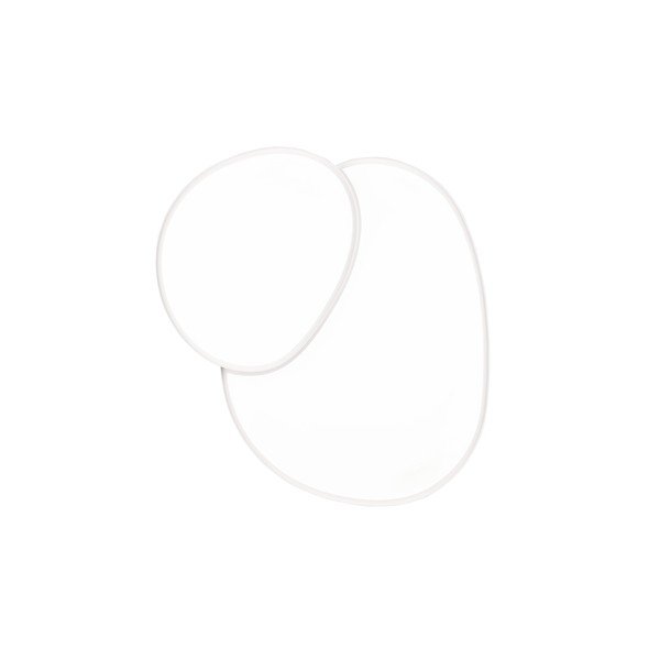 Bela LED stropna svetilka 63.5x77 cm Rise – Trio-image-2