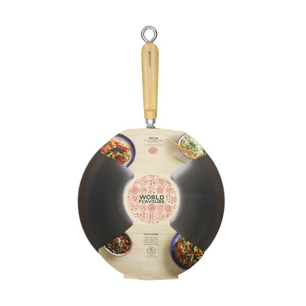 Vok z neprijemljivo prevleko Kitchen Craft Oriental, ⌀ 30 cm-image-4