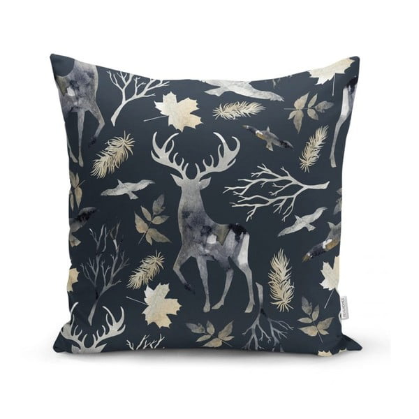 4 božične prevleke za okrasne blazine in namizni tekač Minimalist Cushion Covers Christmas Forest-image-3