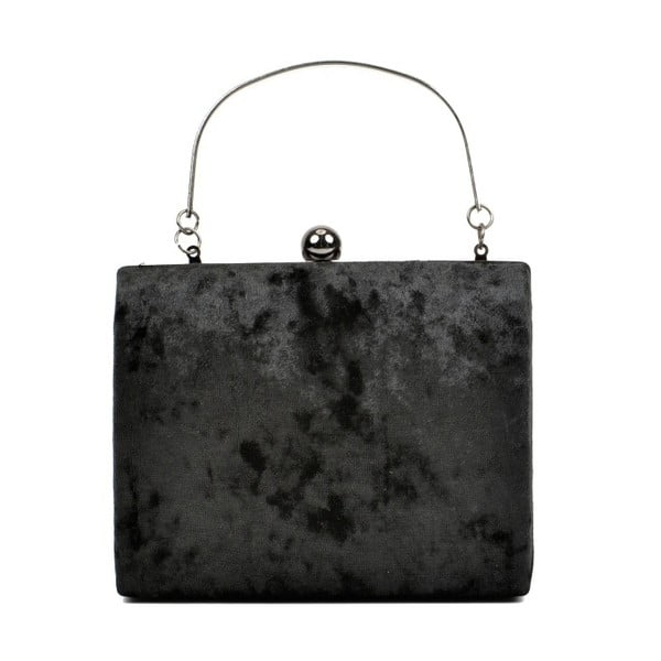 Črna torbica iz umetne svile Anna Luchini Mesmero