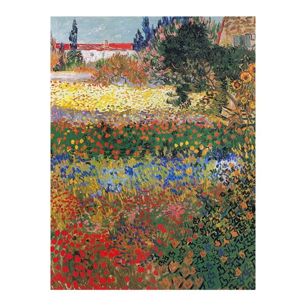 Reprodukcija slike Vincent van Gogh - Flower garden, 40 x 30 cm