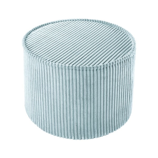 Mentolno zelen otroški tabure iz rebrastega žameta – Wigiwama