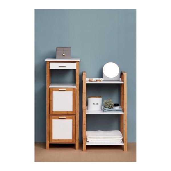 Bambusov kopalniški regal s 3 policami Wenko Finja-image-4