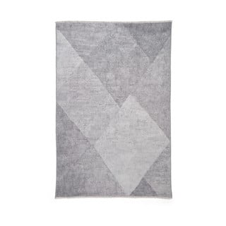 Svetlo siv pralen tekač iz mešanice bombaža 60x170 cm Whisper – Think Rugs