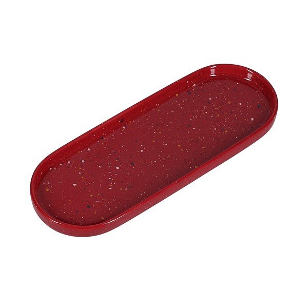 Porcelanast pladenj 10x28,5 cm Fika – ONA
