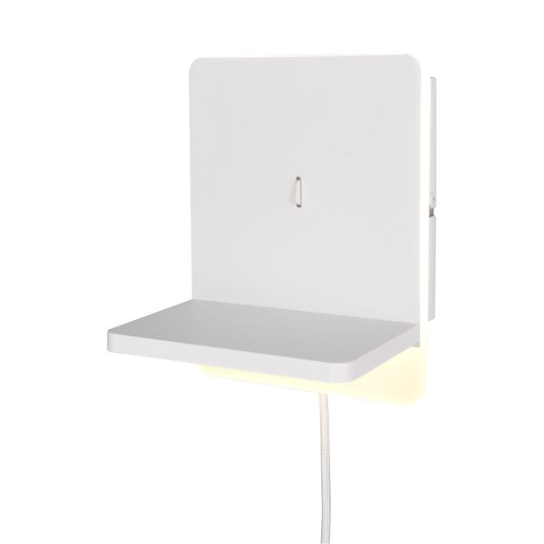 Bela LED zatemnitvena stenska svetilka Fairfield – Trio