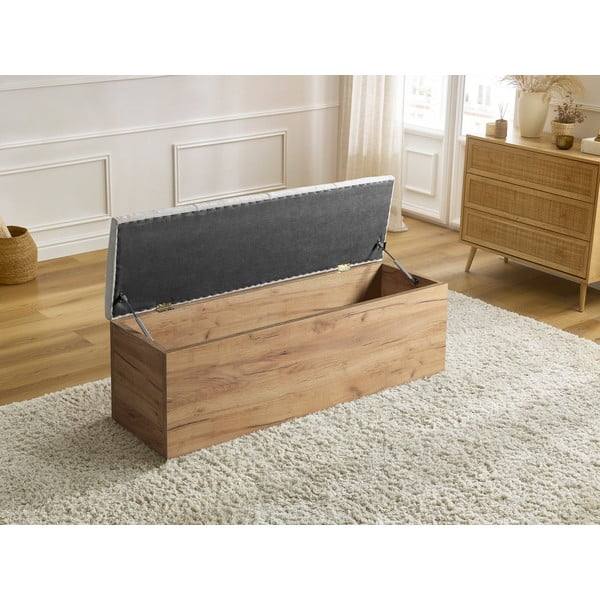 Klop v svetlo sivi in naravni barvi Kumo – Bobochic Paris-image-3