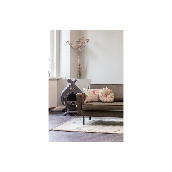 Bež žameten okrasni vzglavnik BePureHome Vogue, ø 45 cm-image-2