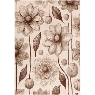 Bež otroška preproga 160x230 cm Daisies Dark Beige – FD