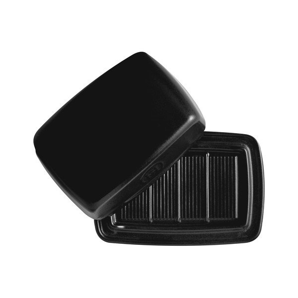 Črna keramična posoda za maslo – Emile Henry-image-1