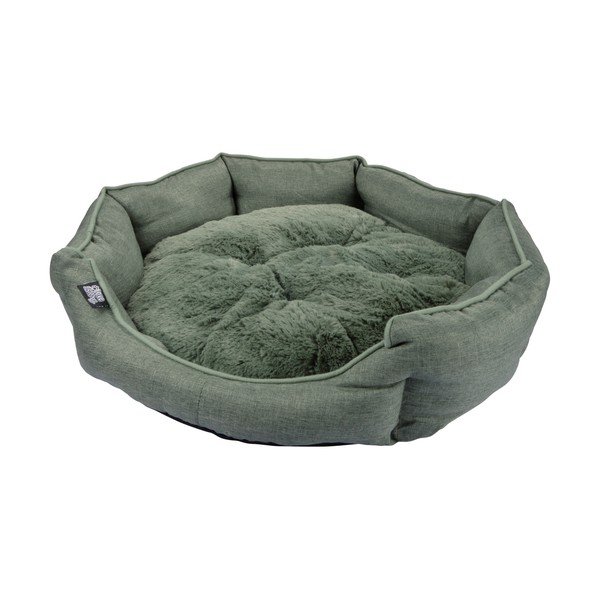 Kaki zelena postelja za pse ø 60 cm – Love Story-image-3