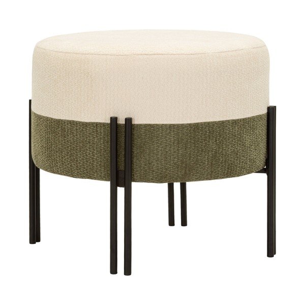 Kaki zelen/kremno bel tabure Modern Style – Mauro Ferretti