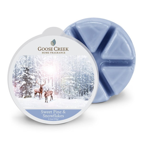 Aromaterapevtski vosek Goose Creek Snowflakes, 65 ur gorenja